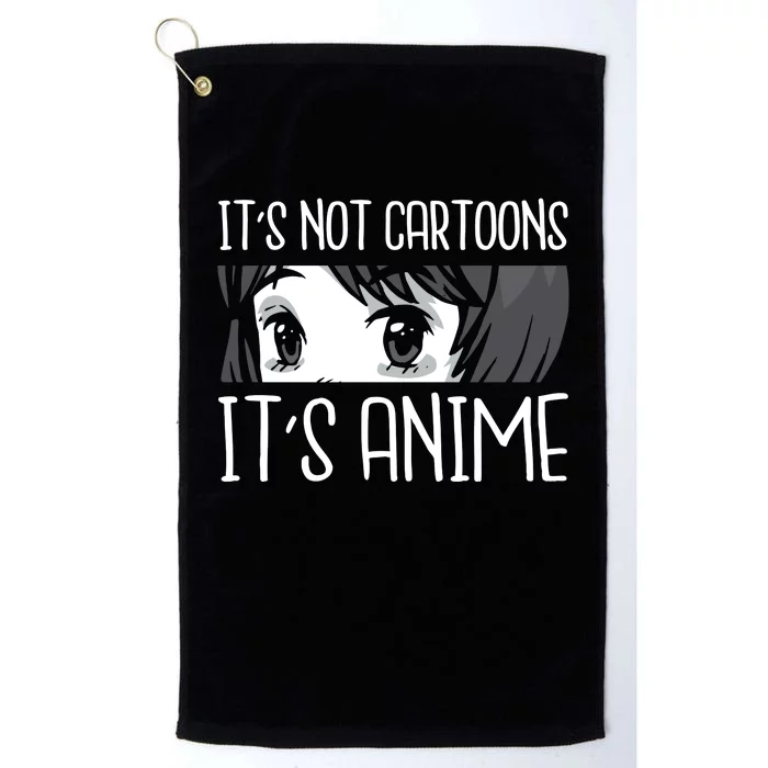 Not Cartoons It's Anime Platinum Collection Golf Towel