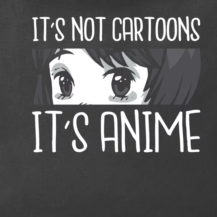 Not Cartoons It's Anime Zip Tote Bag