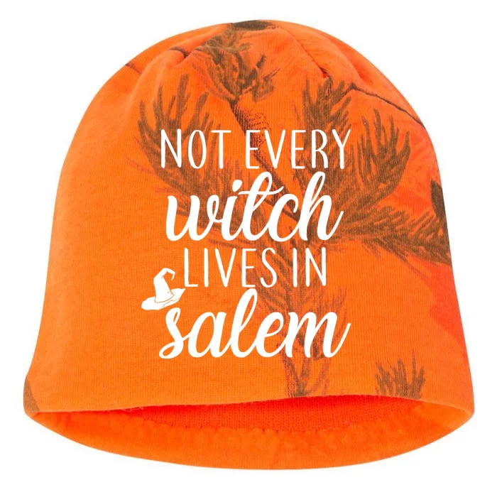 Not Every Witch Live In Salem Kati - Camo Knit Beanie