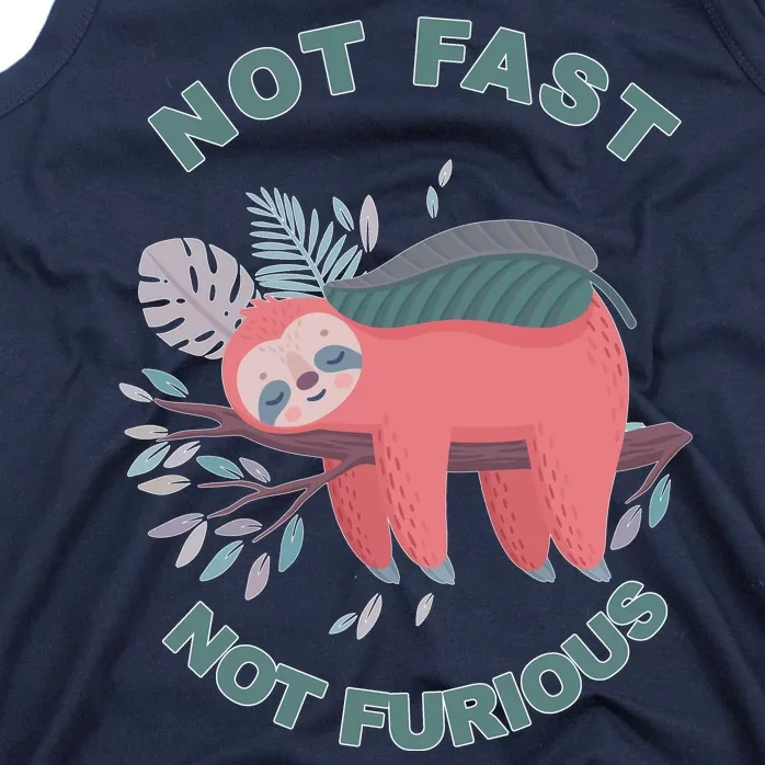 Not Fast Not Furious Sloth Cute Tank Top