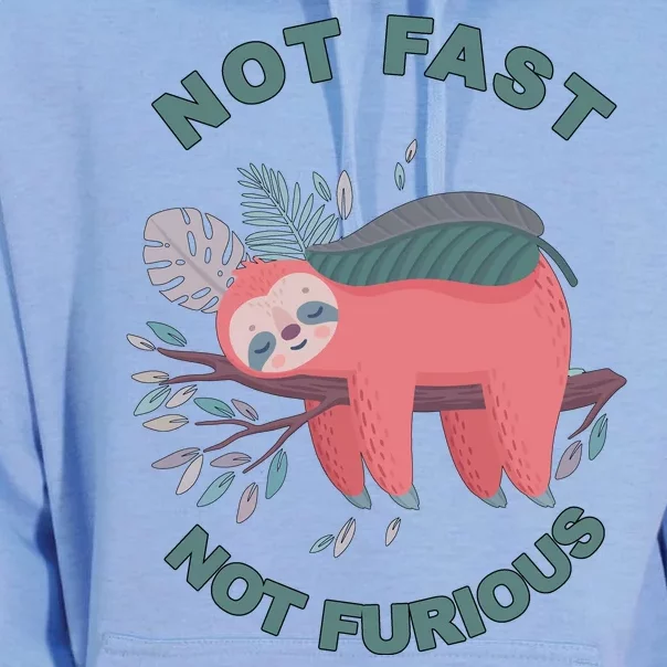 Not Fast Not Furious Sloth Cute Unisex Surf Hoodie