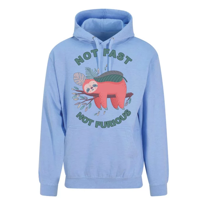 Not Fast Not Furious Sloth Cute Unisex Surf Hoodie