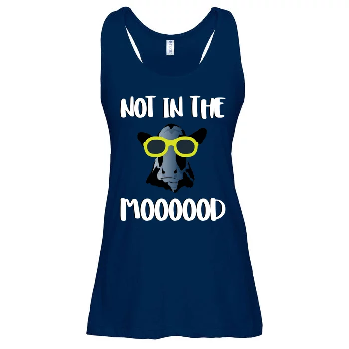 Not In The Moooood Ladies Essential Flowy Tank