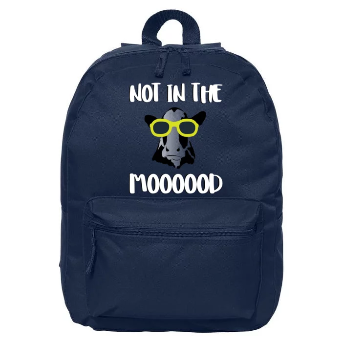 Not In The Moooood 16 in Basic Backpack