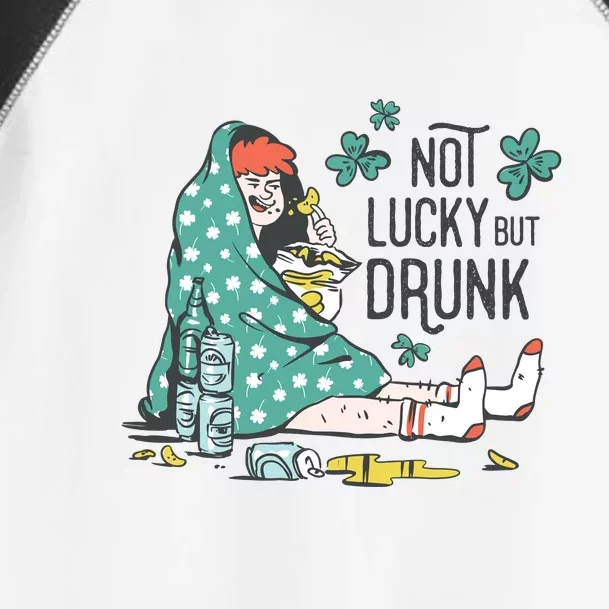 Not Lucky But Drunk Toddler Fine Jersey T-Shirt