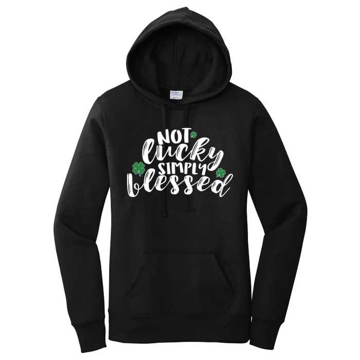 Not Lucky Simply Blessed Women's Pullover Hoodie