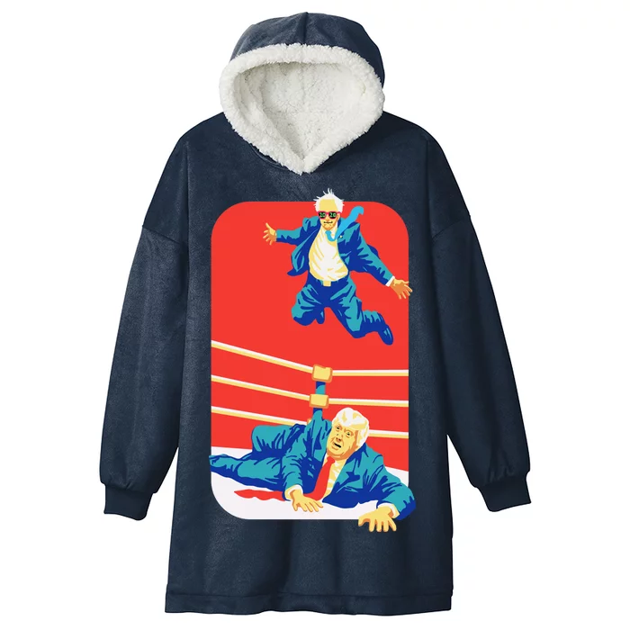 Not Me Us Bernie Sanders Hooded Wearable Blanket