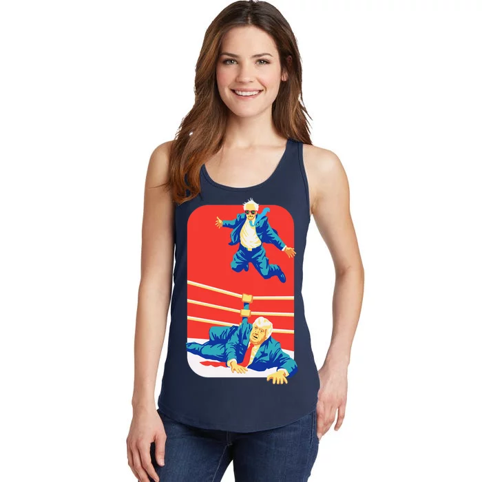 Not Me Us Bernie Sanders Ladies Essential Tank