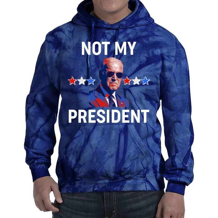 Not My President Anti Biden Pro Trump 2020 Election Tie Dye Hoodie