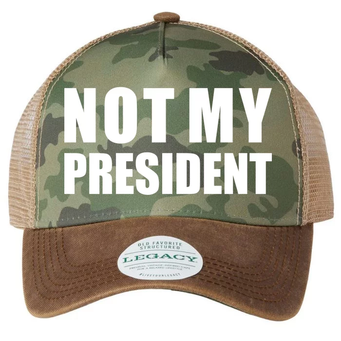 Not My President Classic Logo Legacy Tie Dye Trucker Hat