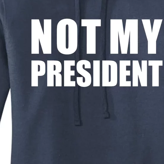 Not My President Classic Logo Women's Pullover Hoodie