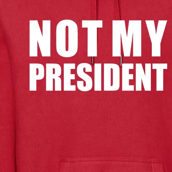 Not My President Classic Logo Premium Hoodie