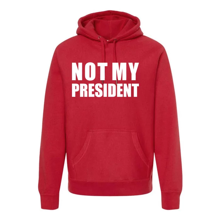 Not My President Classic Logo Premium Hoodie