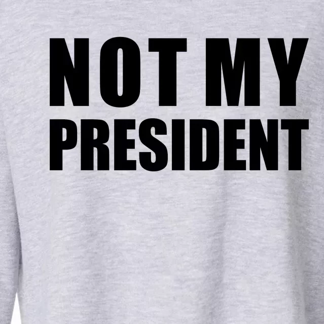 Not My President Classic Logo Cropped Pullover Crew