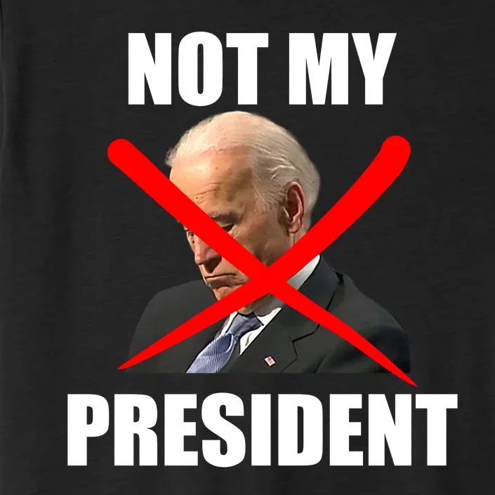 Not My President Trump Anti Biden ChromaSoft Performance T-Shirt