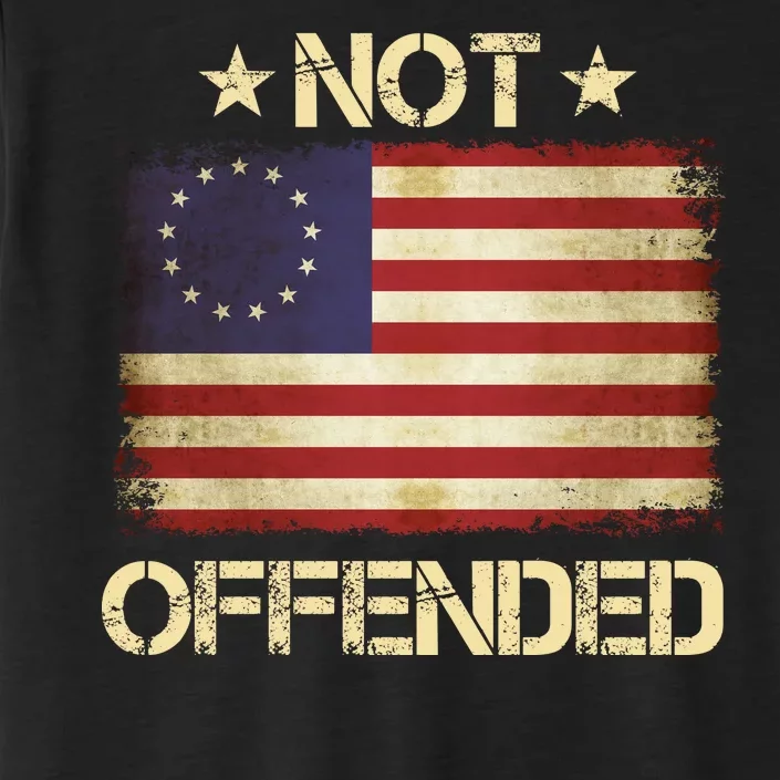 Not Offended Betsy Ross Flag ChromaSoft Performance T-Shirt