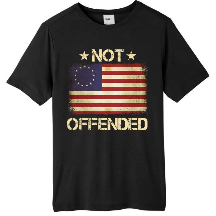 Not Offended Betsy Ross Flag ChromaSoft Performance T-Shirt