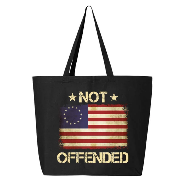 Not Offended Betsy Ross Flag 25L Jumbo Tote