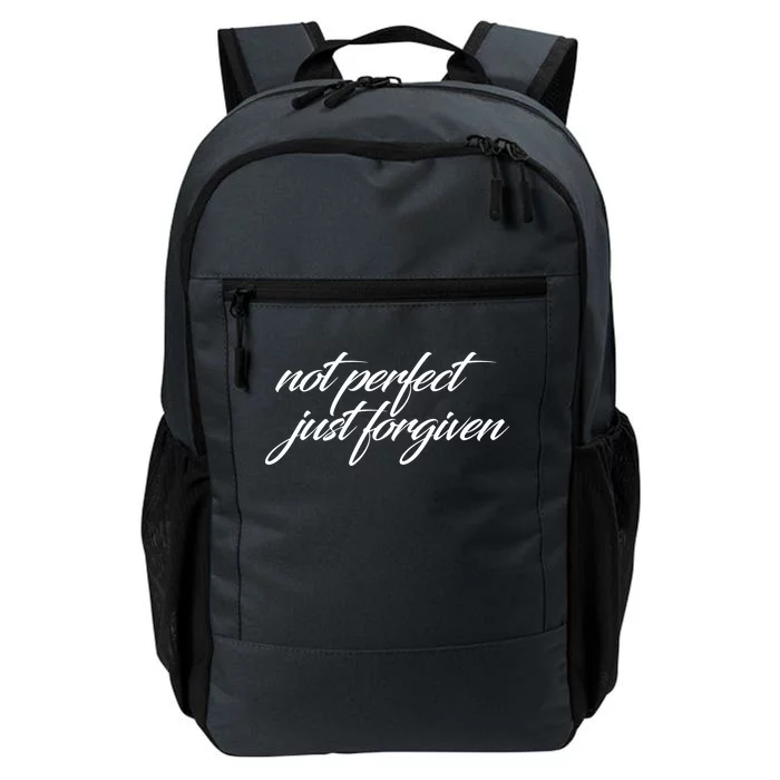 Not Perfect Just Forgiven Daily Commute Backpack