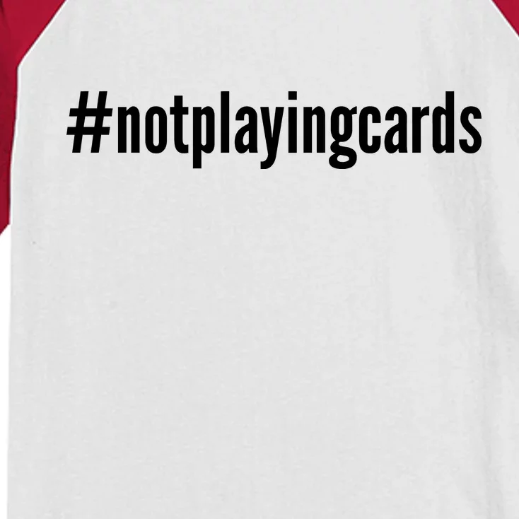 Not Playing Cards Kids Colorblock Raglan Jersey