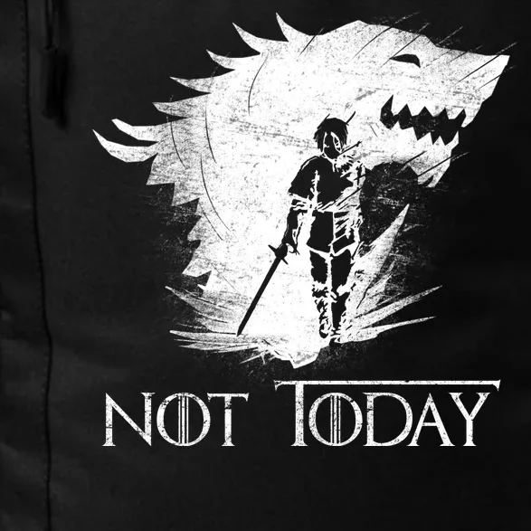 Not Today Arya Wolf Daily Commute Backpack