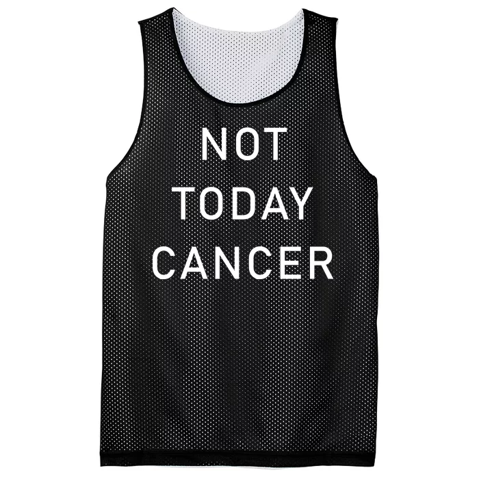 Not Today Cancer Mesh Reversible Basketball Jersey Tank