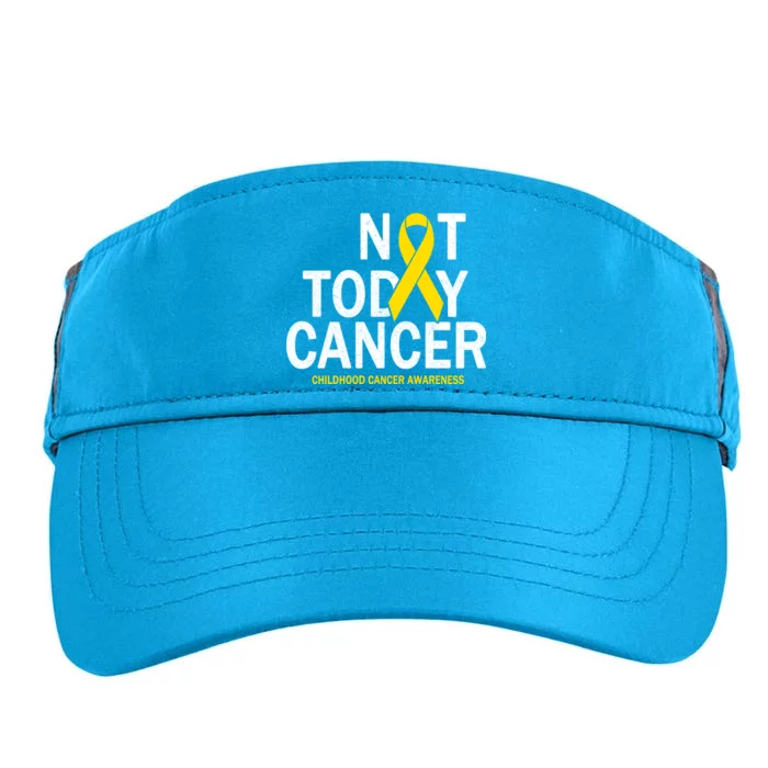 Not Today Cancer Childhood Awareness Adult Drive Performance Visor