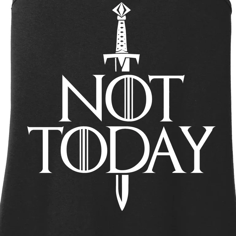 Not Today God Of Death Ladies Essential Tank