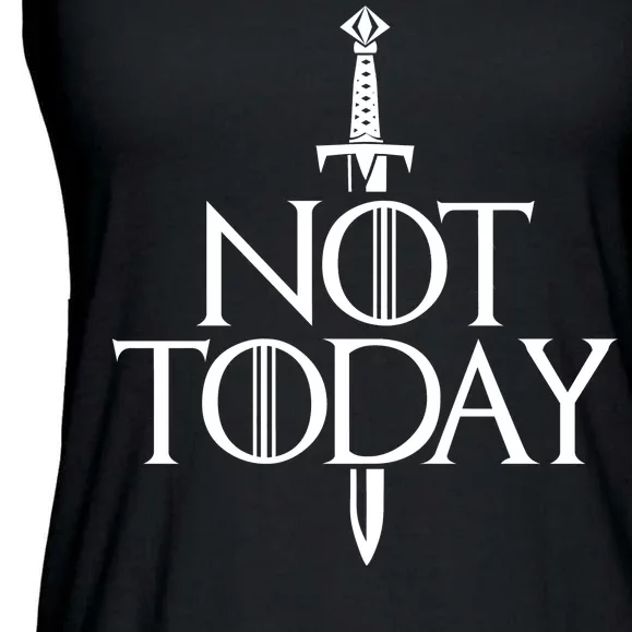 Not Today God Of Death Ladies Essential Flowy Tank