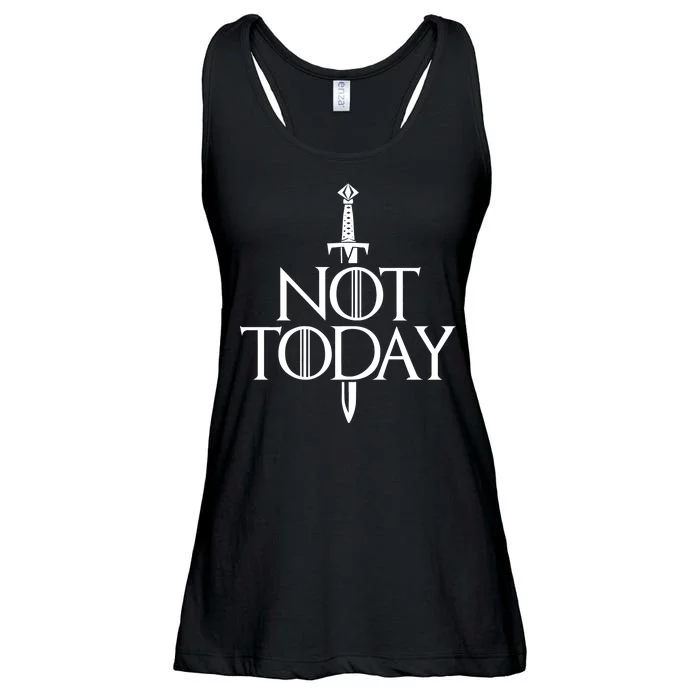 Not Today God Of Death Ladies Essential Flowy Tank