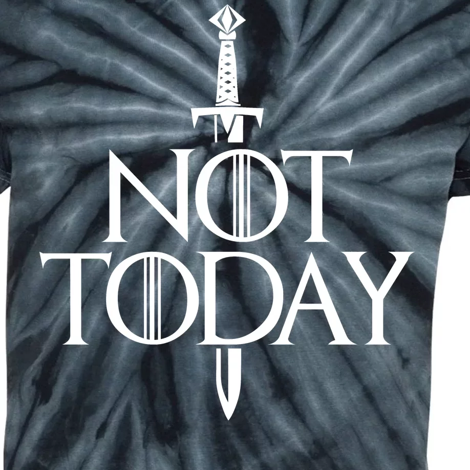 Not Today God Of Death Kids Tie-Dye T-Shirt