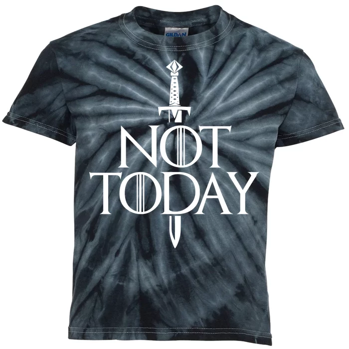 Not Today God Of Death Kids Tie-Dye T-Shirt