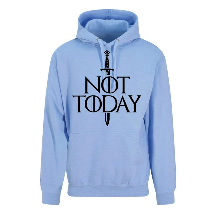 Not Today God Of Death Unisex Surf Hoodie