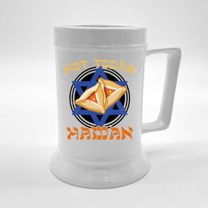 Not Today Haman Front & Back Beer Stein