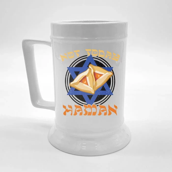 Not Today Haman Front & Back Beer Stein