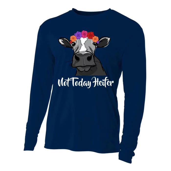 Not Today Heifer Cooling Performance Long Sleeve Crew