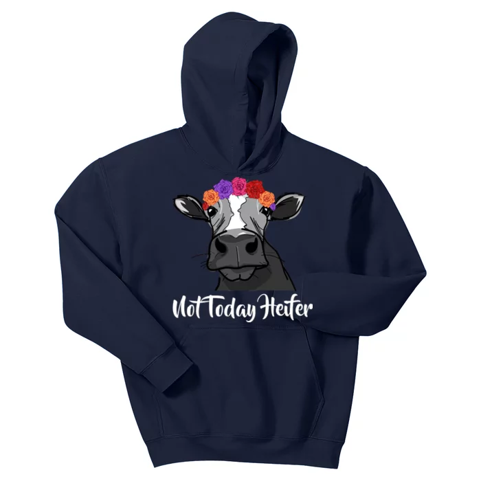 Not Today Heifer Kids Hoodie