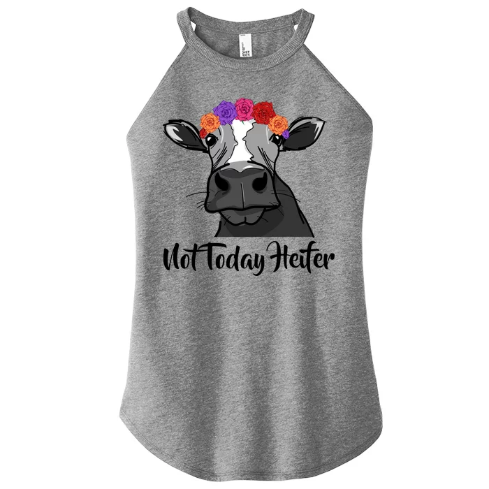 Not Today Heifer Women’s Perfect Tri Rocker Tank