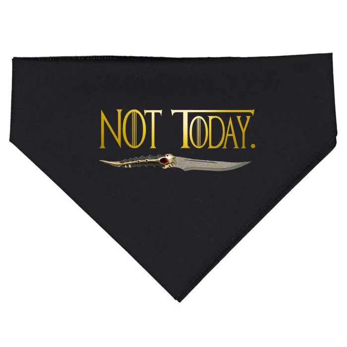 Not Today Limited Edition USA-Made Doggie Bandana