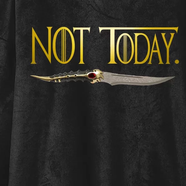 Not Today Limited Edition Hooded Wearable Blanket