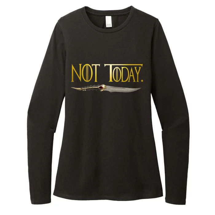 Not Today Limited Edition Womens CVC Long Sleeve Shirt