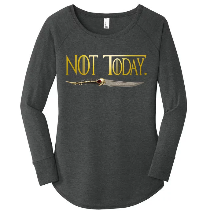 Not Today Limited Edition Women's Perfect Tri Tunic Long Sleeve Shirt