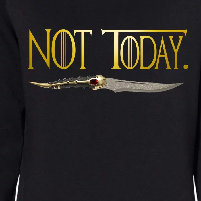 Not Today Limited Edition Womens California Wash Sweatshirt