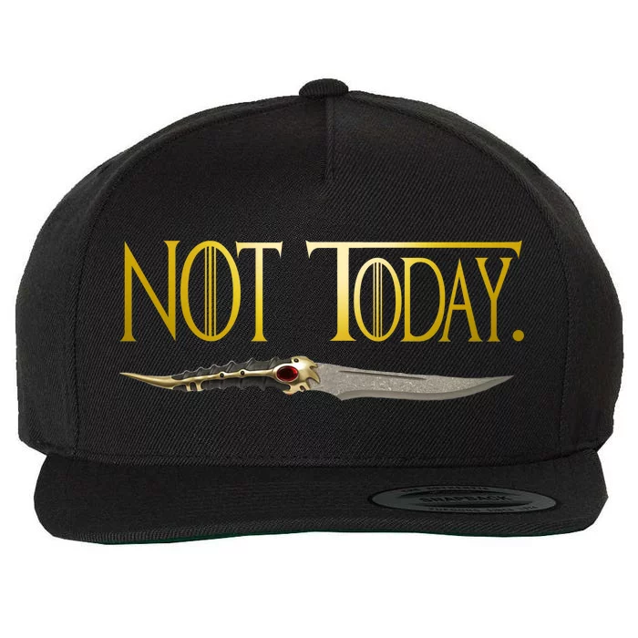 Not Today Limited Edition Wool Snapback Cap