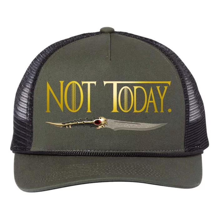 Not Today Limited Edition Retro Rope Trucker Hat Cap