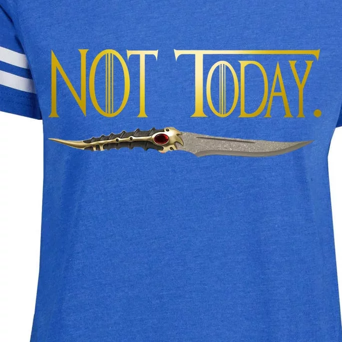 Not Today Limited Edition Enza Ladies Jersey Football T-Shirt