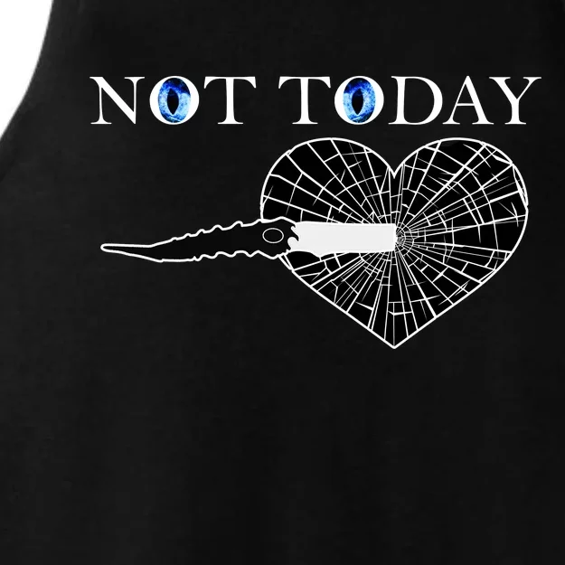 Not Today Night King Slayer Ladies Tri-Blend Wicking Tank