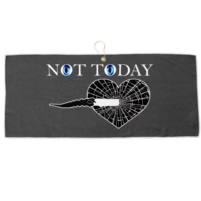 Not Today Night King Slayer Large Microfiber Waffle Golf Towel