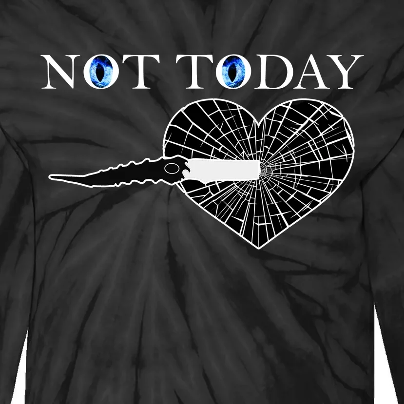 Not Today Night King Slayer Tie-Dye Long Sleeve Shirt