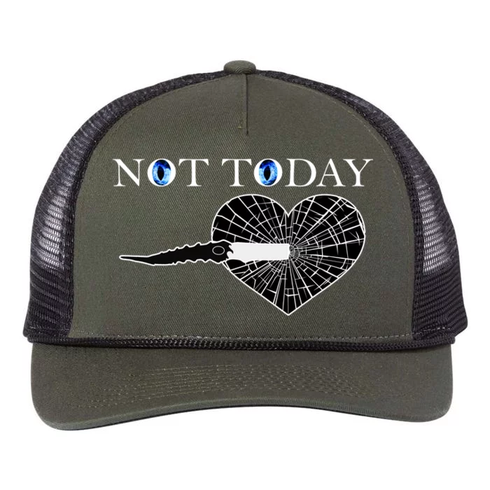 Not Today Night King Slayer Retro Rope Trucker Hat Cap